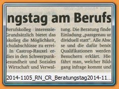 2014-1105_RN_CR_Beratungstag2014-1105_RN_CR_Beratungstag
