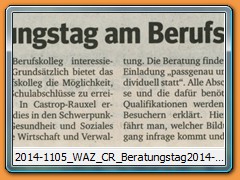2014-1105_WAZ_CR_Beratungstag2014-1105_WAZ_CR_Beratungstag