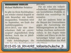 2015-05-16_RN-KrRE_Vollzeitschulische_Berufsausbildung_Standpkt2015-05-16_RN-KrRE_Vollzeitschulische_Berufsausbildung_Standpkt